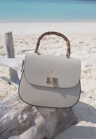 PERSONALISED BAMBOO HANDLE BAG