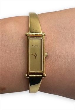 Vintage Gucci watch bracelet horsebit Gold plated