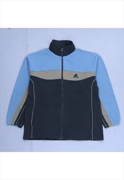 Vintage 90's Adidas Fleece Retro Lightweight Track Jacket