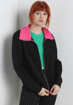 Vintage Ralph Lauren Y2K Neoprene Jacket Black