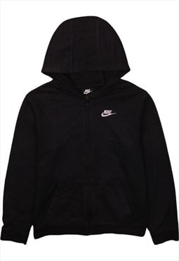 Vintage 90's Nike Hoodie Swoosh Pullover Black XLarge