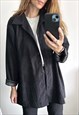 Minimal Light Black 90s Jacket 