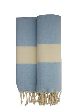 Beach Towel Light Blue Fouta