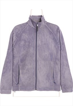 Vintage 90's Columbia Fleece Embroidered Zip Up Warm Purple 