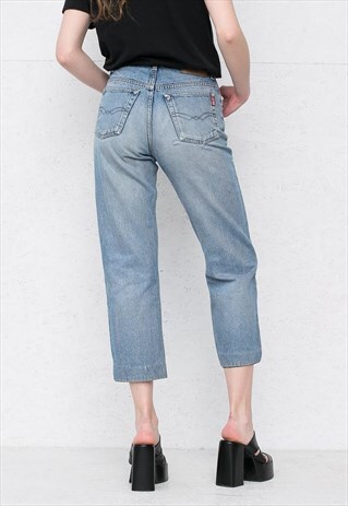 VINTAGE BLUE FADED BIG STAR DENIM JEANS