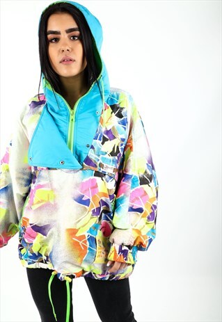 VINTAGE PATTERNED PUFFER JACKET NJ80
