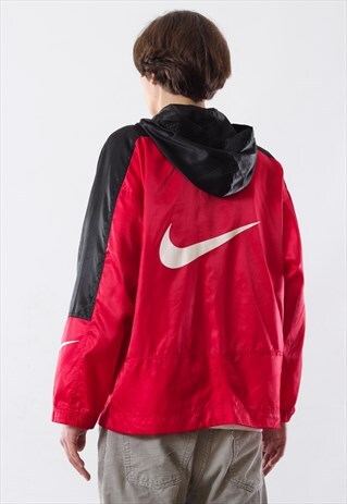 VINTAGE NIKE TRACKSUIT 90S RED PULLOVER