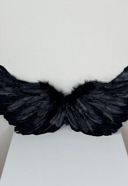 Black Angel Wings for Halloween Costume