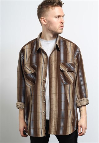 VINTAGE CORDUROY CORD SHIRT