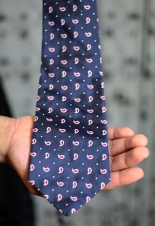 VINTAGE RALPH LAUREN PURE SILK HAND MADE TIE