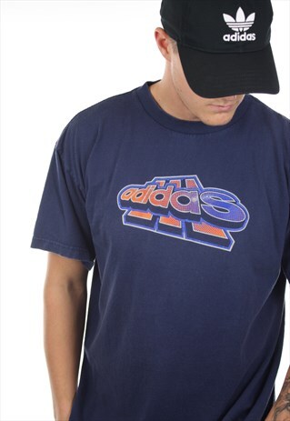 VINTAGE ADIDAS GRAPHIC T SHIRT TEE