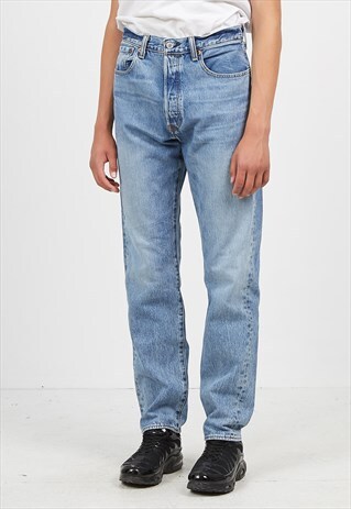 VINTAGE BLUE LEVI'S 501 FIT DENIM JEANS