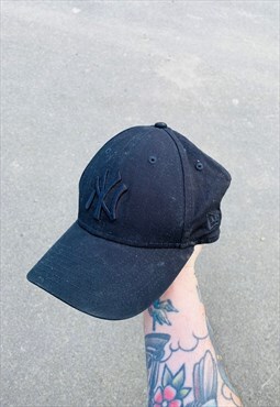 Vintage New york Yankees Black Embroidered Hat Baseball Cap