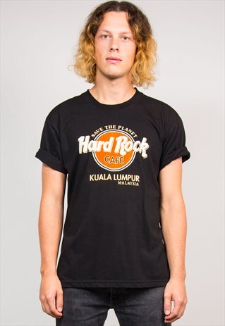 90'S VINTAGE HARD ROCK CAFE MALAYSIA BLACK T-SHIRT