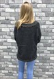 GREY OVERSIZED SPARKLE JUMPER
