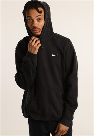 VINTAGE NIKE EMBROIDERED LOGO HOODIE