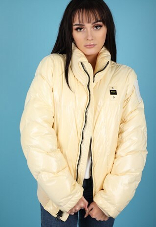 VINTAGE BLAUER PUFFER JACKET NJ281