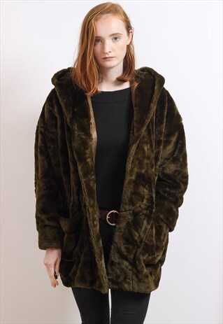 VINTAGE FAUX FUR JACKET