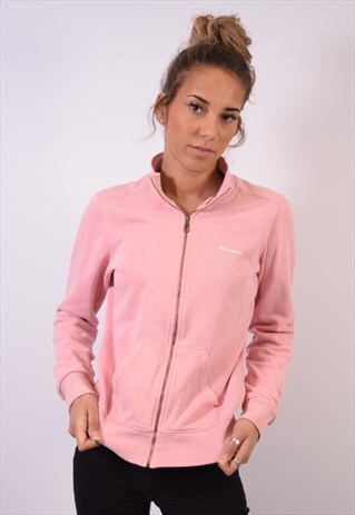 VINTAGE CHAMPION TRACKSUIT TOP JACKET PINK