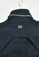 VINTAGE 00S G-STAR TRENCH COAT ON BLACK