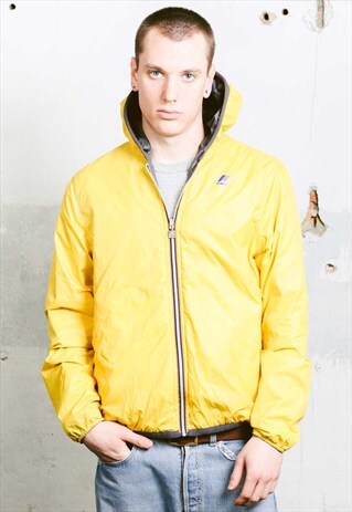 VINTAGE K-WAY REVERSIBLE RAIN JACKET
