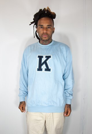 BABY BLUE KAPPA VINTAGE SWEATSHIRT