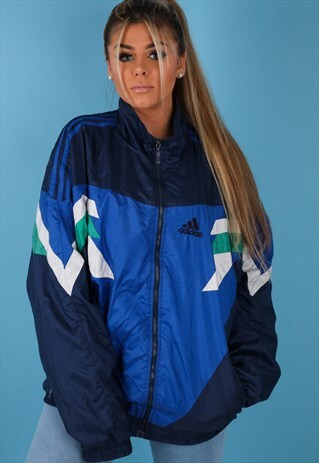 VINTAGE ADIDAS SHELL JACKET IN MULTI NJ589