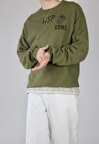 VINTAGE ARMY USMC SWEATSHIRT