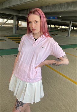 Vintage Lacoste Pastel Pink Polo T-Shirt