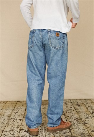 Vintage Carhartt Jeans Men's Mid Blue