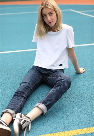 VINTAGE 90'S FILA WHITE CROP TOP