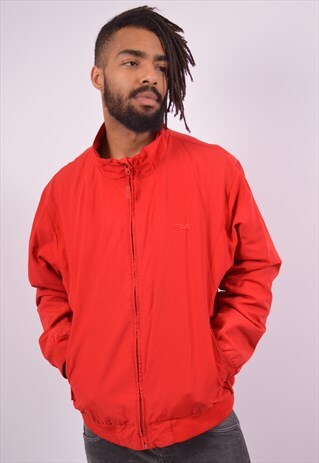 VINTAGE FILA BOMBER JACKET RED