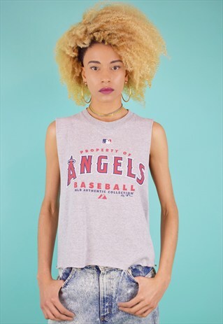 VINTAGE 90'S 'ANGELS' BASEBALL TOP