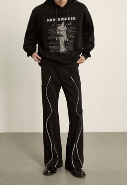 Men's loose solid design trousers AW2022 VOL.1