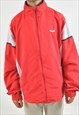 VINTAGE 90'S SHELL JACKET IN RED