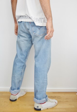 90'S LEVI'S 501 STONEWASHED JEANS MADE IN USA