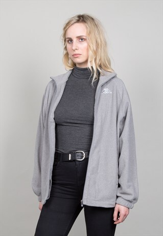 90'S KAPPA VINTAGE GREY FLEECE