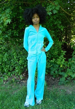 BABY BLUE TEAL TRACKSUIT
