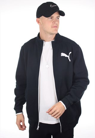 VINTAGE PUMA ZIP UP SWEATSHIRT BOMBER JUMPER