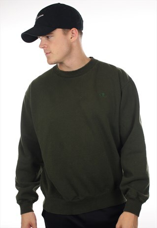 VINTAGE CHAMPION USA SMALL LOGO SWEATSHIRT JUMPER