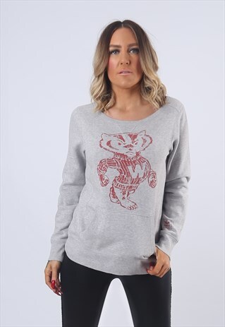 ADIDAS SWEATSHIRT JUMPER VINTAGE UK 10 (EABE)