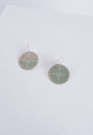 VINTAGE DISC DOP EARRING