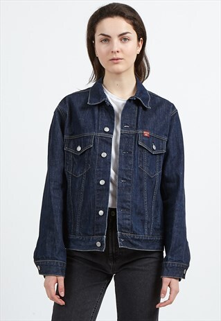 VINTAGE NAVY BIG STAR DENIM JACKET