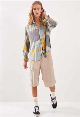 VINTAGE PATTERNED FESTIVAL SHORT SLEEVE SHIRT