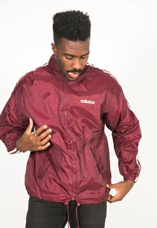 VINTAGE 80'S USA ADIDAS RAINCOAT / S0010
