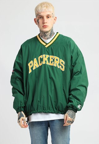 VINTAGE STARTER NFL REVERSIBLE ZIPLESS SHELL JACKET