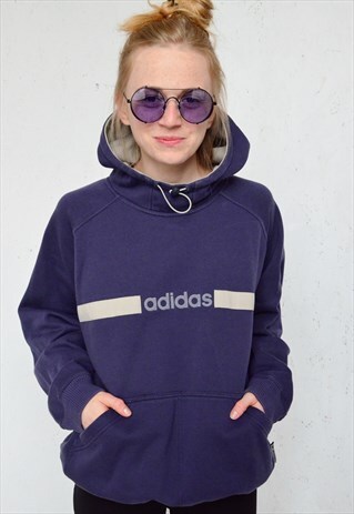 NAVY VINTAGE 90S HOODIE