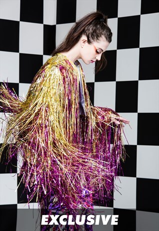 GOLD AND PINK CASCADE JACKET