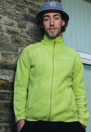 RETRO / 90'S / COLUMBIA / GREEN FLEECE