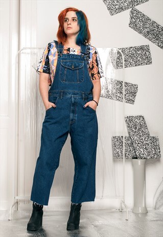 DENIM DUNGAREES - 90S VINTAGE OVERALL